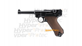 Pistolet Luger P08 au gaz airsoft culasse métal