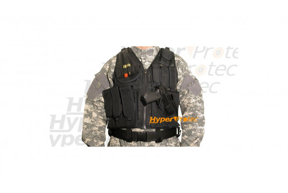 Gilet Tactique avec Holster Black