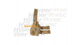 Holster de cuisse tactical pour droitier - Coyote