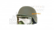 Casque GI de parade US vert kaki