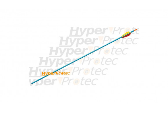 Flèche en aluminium bleue pour arc pointe sertie - 75.3 cm