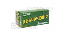 Munition 22LR Remington Subsonic HP