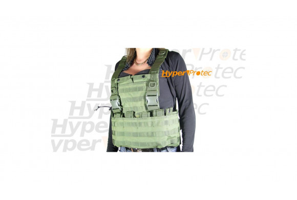 Gilet tactical Green Swiss Arms Système Molle CIRAS