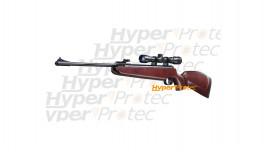 Ruger Air Hawk crosse bois 4.5 mm +lunette 4x32 à 16 joules