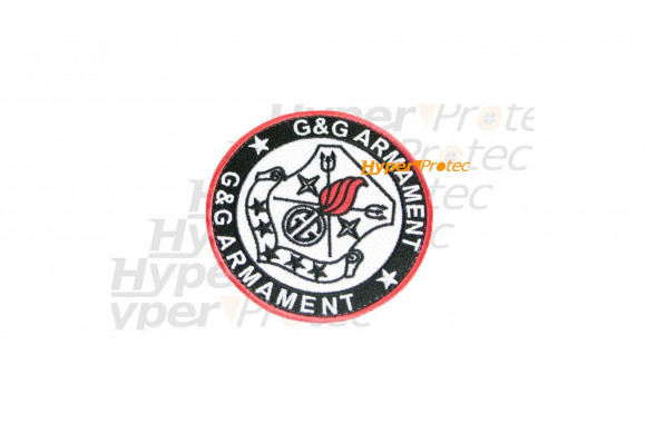 Ecusson badge pour différencier les teams - G&G noir et rouge Ro