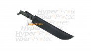 Machette noire kukri avec son étui de transport - 48 cm