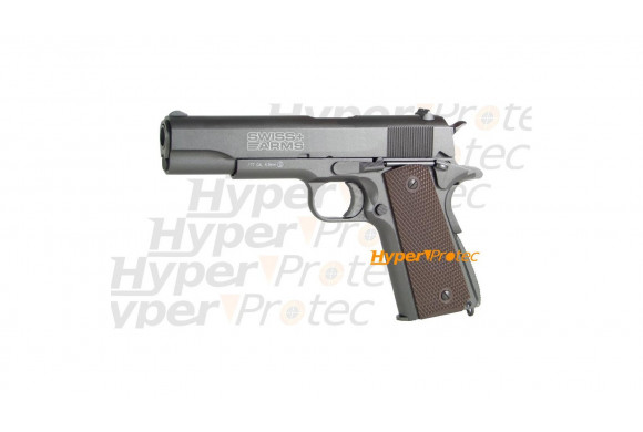 Swiss Arms P1911 full métal - Pistolet à billes acier 4.5 mm