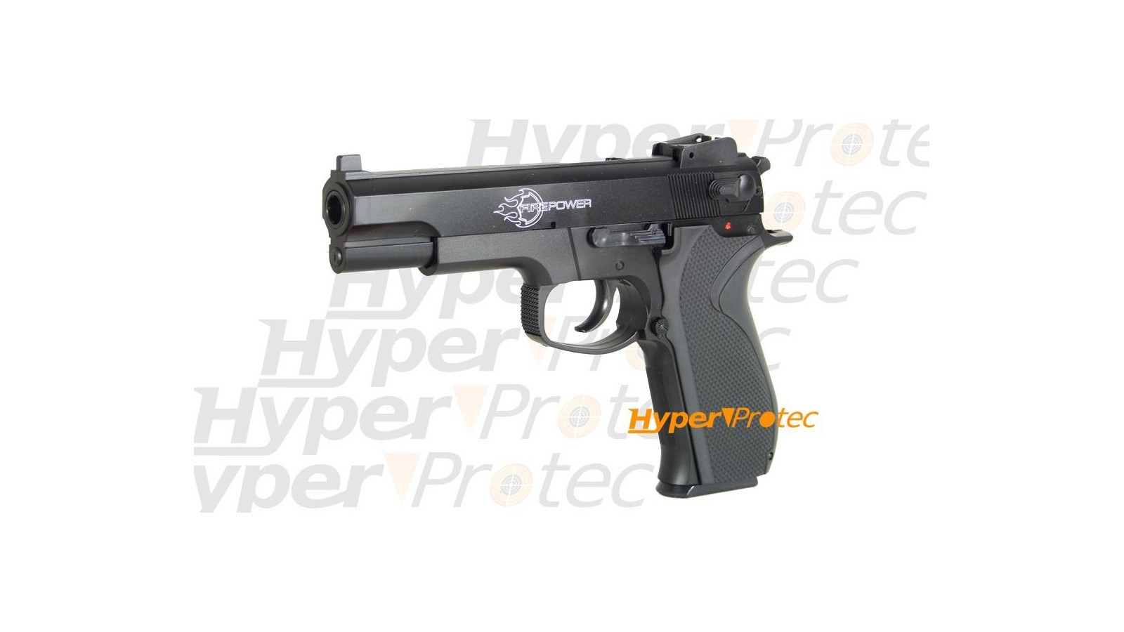 Pistol .45 airsoft spring tout métal pas cher fire power