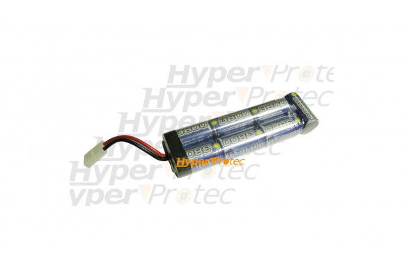 Batterie 3800 mAh 8.4V pour airsoft électrique - type large