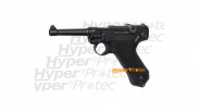 Réplique airsoft Luger P08 Blowback culasse métal au gaz