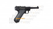 Réplique airsoft Luger P08 Blowback culasse métal au gaz