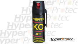 Bombe lacry au jet poivre de 50 ml anti agression Pfeffer KO 