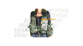 Gilet commando tactical camouflage + sac au dos