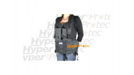 Gilet multi poche tactical noir Cybergun