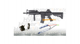 Pack été Colt M4 CQB-R King Arms AEG avec accessoires - 300 fps