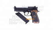 Beretta M92 Samouraï Edge Stars plaquettes genre bois