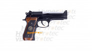 Beretta M92 Samouraï Edge Stars plaquettes genre bois