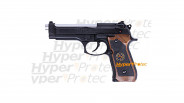 Beretta M92 Samouraï Edge Stars plaquettes genre bois