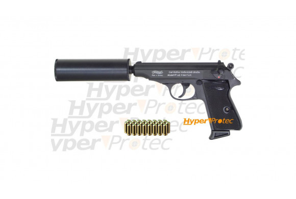 Pack Walther PPK - Pistolet Alarme