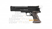 Pistolet plombs Weihrauch HW 45 Black Star 7.5 joules 4.5mm ou 5.5 mm