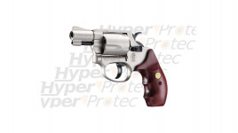 Chiefs Special nickel crosse bois - revolver Smith&Wesson 9mm