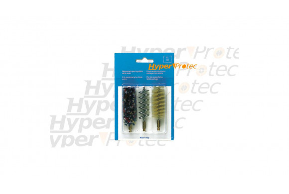 3 brosses de nettoyage pour calibre 14 mm