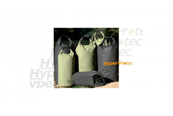 Sac marin olive étanche avec fermeture rouleau 30 litres