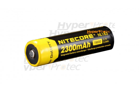 Accumulateur (batterie) Nitecore 2300 mAh 3.7V - 8.5 Wh