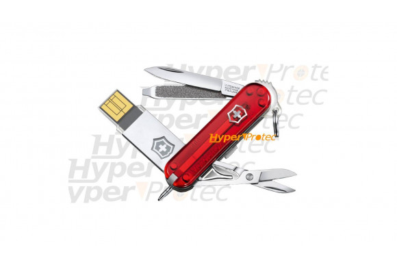 Couteau Suisse Victorinox 8 outils avec clef USB 16 Go