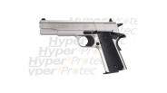 Colt Government 1911 A1 nickel - Pistolet à plombs 4.5mm