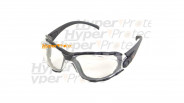 Lunettes incolores pour airsoft avec protection en mousse