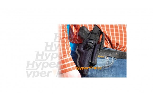 Holster de ceinture noir spécial droitier pour JPX