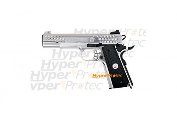 WE Knight Hawk chromé réplique airsoft GBB - 285 fps