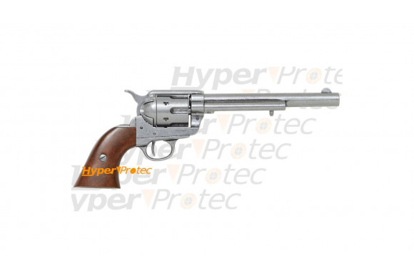 Colt 1873 Peacemaker SAA chromé de collection Denix