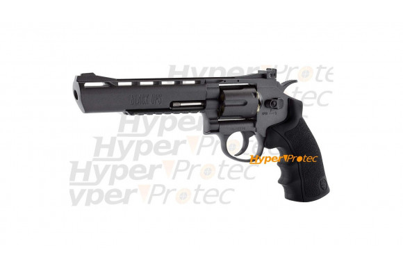 Revolver Black Ops noir 6 pouces à billes acier 4.5 mm