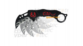 Couteau Kerambit ouverture assistée double dragon - Black Legion