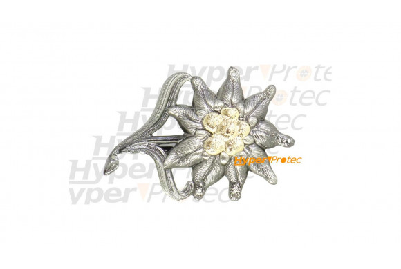 Broche edelweiss pour reconstitution de film historique