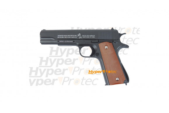 Colt 1911 réplique airsoft full métal - 280 fps