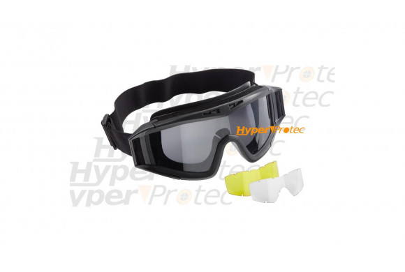 Lunettes de protection MG200 + 2 paires de lentilles + housse