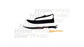 Machette Zombie M16 lame lisse 54 cm cm avec étui