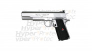 Colt Delta Gold Cup chrome pistolet spring manuel airsoft