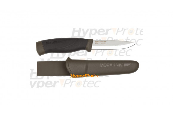 Poignard Morakniv carbone heavy duty vert avec étui