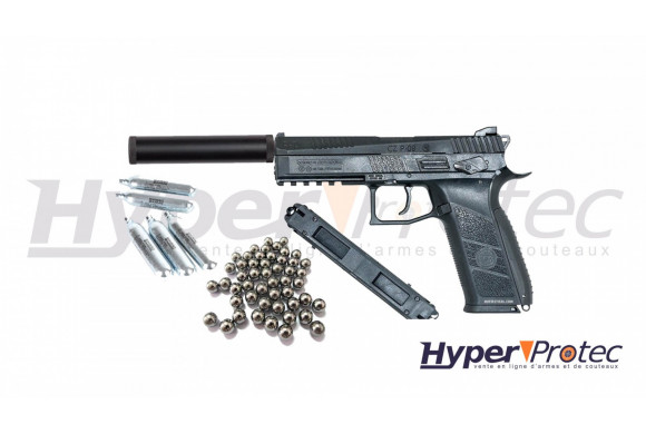 Pack Pistolet CZ P09 Duty + munitions 4.5 mm