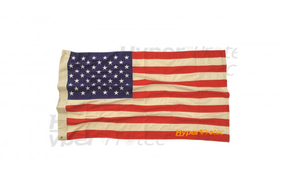 Drapeau américain US Vintage en tissus brodé 150x90cm