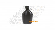 Gourde US noire en PVC - 1 litre