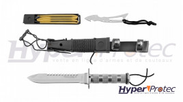 Couteau de survie Combat King II inox