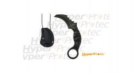 Couteau Karambit Neck haller + étui - 11.5cm