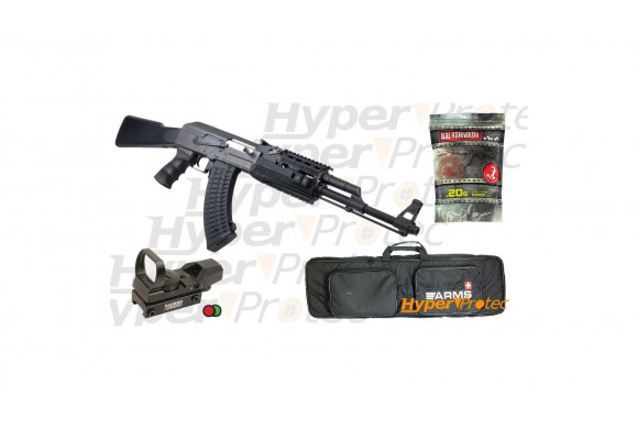 Pack Fusil assault Kalashnikov AK47 Tactical 6mm