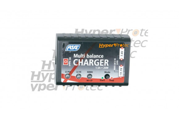 Chargeur de batterie Airsoft Lipo-Life-Nicd-Nimh