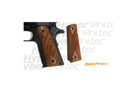 Plaquettes de crosse style bois pour Colt 1911